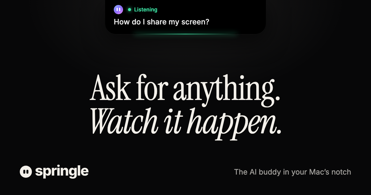 What if AI was just a keyboard shortcut away from whatever you’re doing?